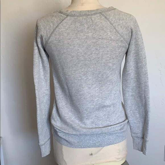 Neiman Marcus Gray Abstract Print Sweatshirt - Picture 4 of 5